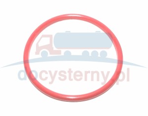 Uszczelka DN 80/5 SILIKON CZERWONA