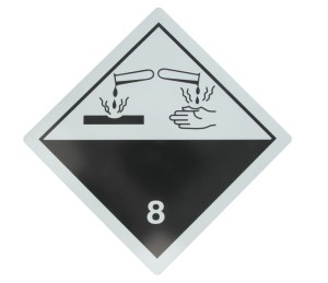 Tablica  ADR  SUBSTANCJĘ ŻRĄCE klasa 8